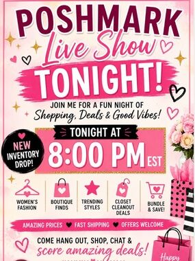 POSHMARK LIVE SHOW TONIGHT
